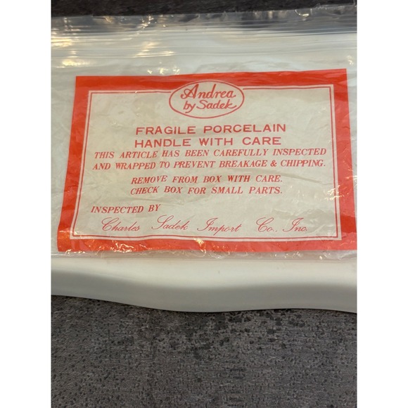 Andrea by Sadek Porcelain Vanity Set Tray and 2 Picture Frames Floral Black 7208 - Picture 5 of 11